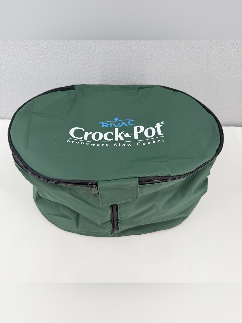 Rival Crock-Pot Insulated Slow Cooker Cook & Carry Travel Bag Large 6/7 Qt Green